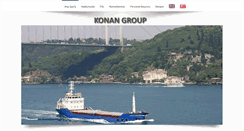 Desktop Screenshot of konanshipping.com